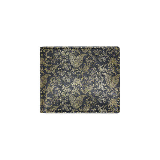 Brocade Pattern Print Design 04 Men's ID Card Wallet