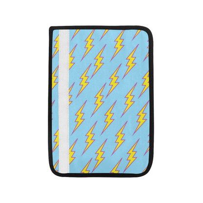 Lightning Thunder Pattern Print Design 02 Car Seat Belt Cover