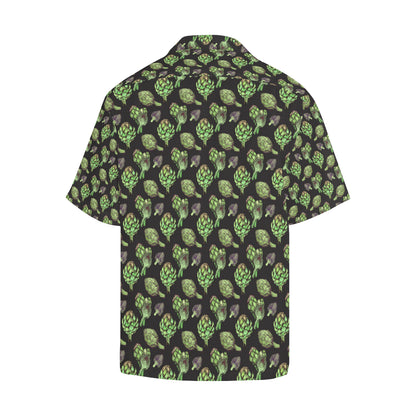 Artichoke Pattern Print Design 02 Men's Hawaiian Shirt