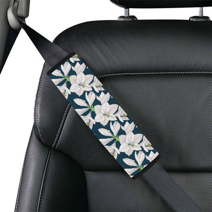 Amaryllis Pattern Print Design AL02 Car Seat Belt Cover