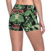 Bird Of Paradise Pattern Print Design BOP05 Yoga Shorts