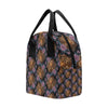 Tiger Head Floral Insulated Lunch Bag