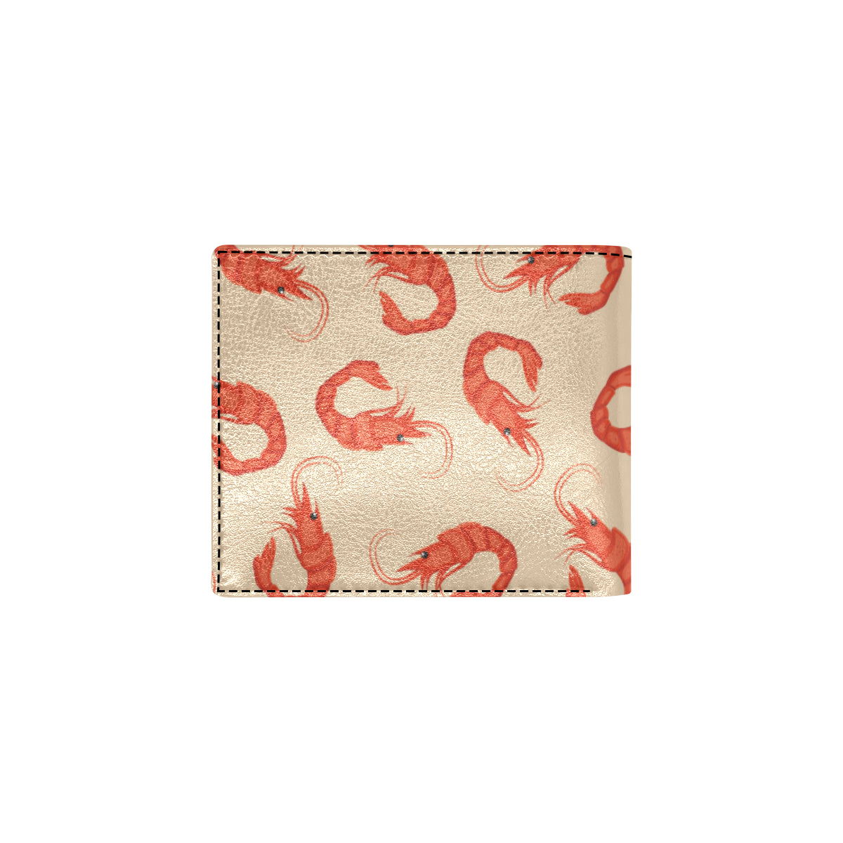 Prawn Pattern Print Design 02 Men's ID Card Wallet