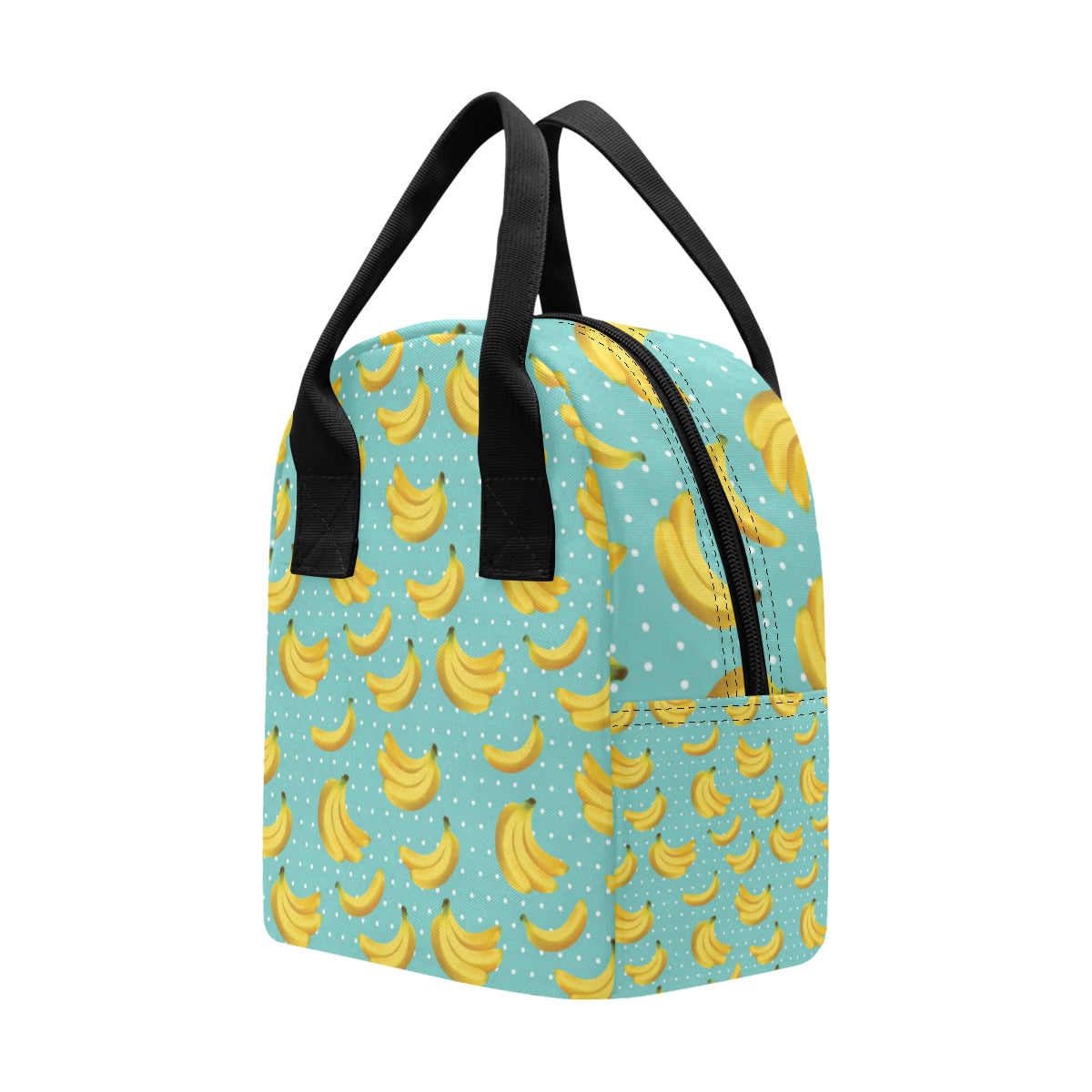 Banana Pattern Print Design BA02 Insulated Lunch Bag