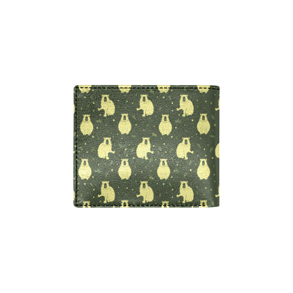 Capybara Pattern Print Design 03 Men's ID Card Wallet