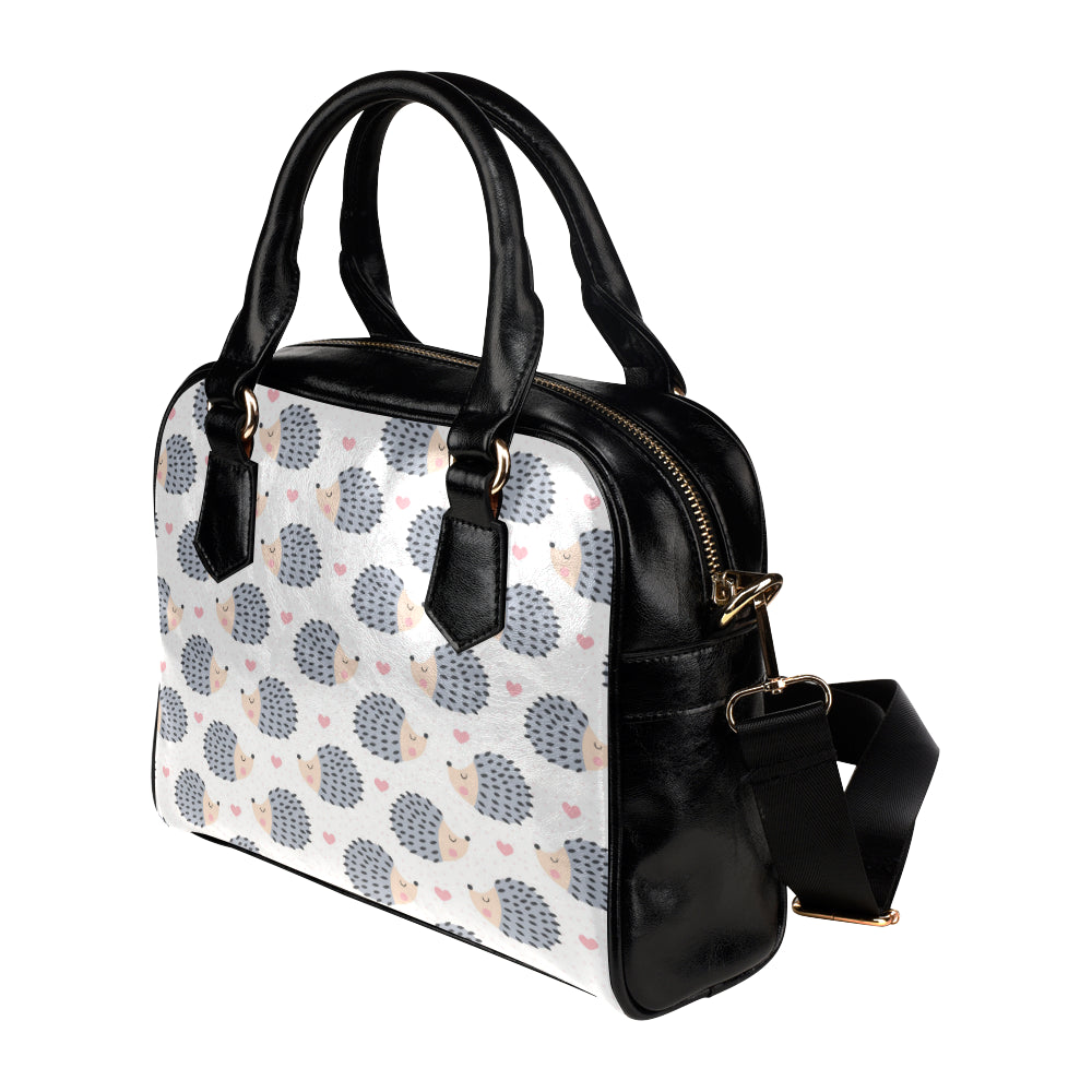 Hedgehog Baby Pattern Print Design 03 Shoulder Handbag