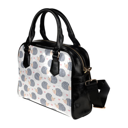 Hedgehog Baby Pattern Print Design 03 Shoulder Handbag