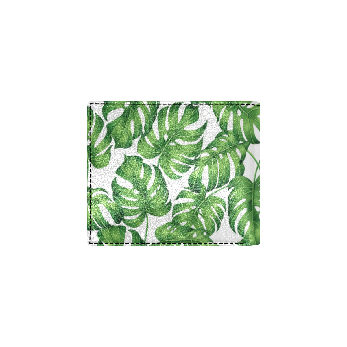 Palm Leaves Pattern Print Design PL08 Men's ID Card Wallet
