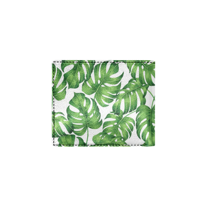 Palm Leaves Pattern Print Design PL08 Men's ID Card Wallet