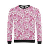 Cherry Blossom Pattern Print Design CB02 Men Long Sleeve Sweatshirt