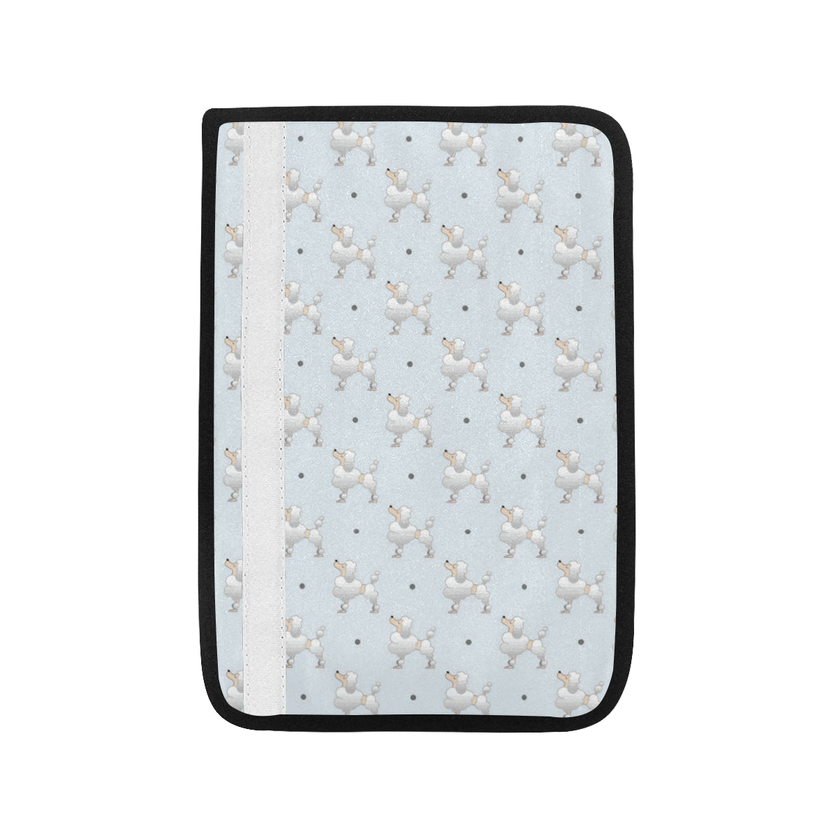 Poodle Pattern Print Design A05 Car Seat Belt Cover