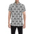 Lotus Mandala Print Pattern Men's Short Sleeve Button Up Shirt