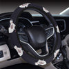 Chicken Pattern Print Design 03 Steering Wheel Cover with Elastic Edge