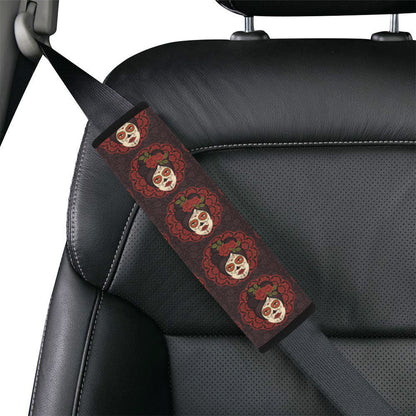 Day of the Dead Mexican Girl Car Seat Belt Cover
