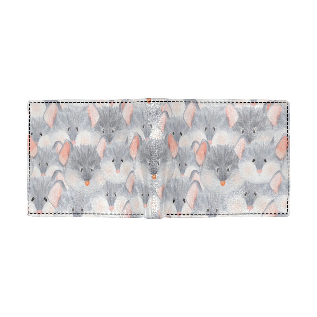 Rat Baby Pattern Print Design 02 Men's ID Card Wallet