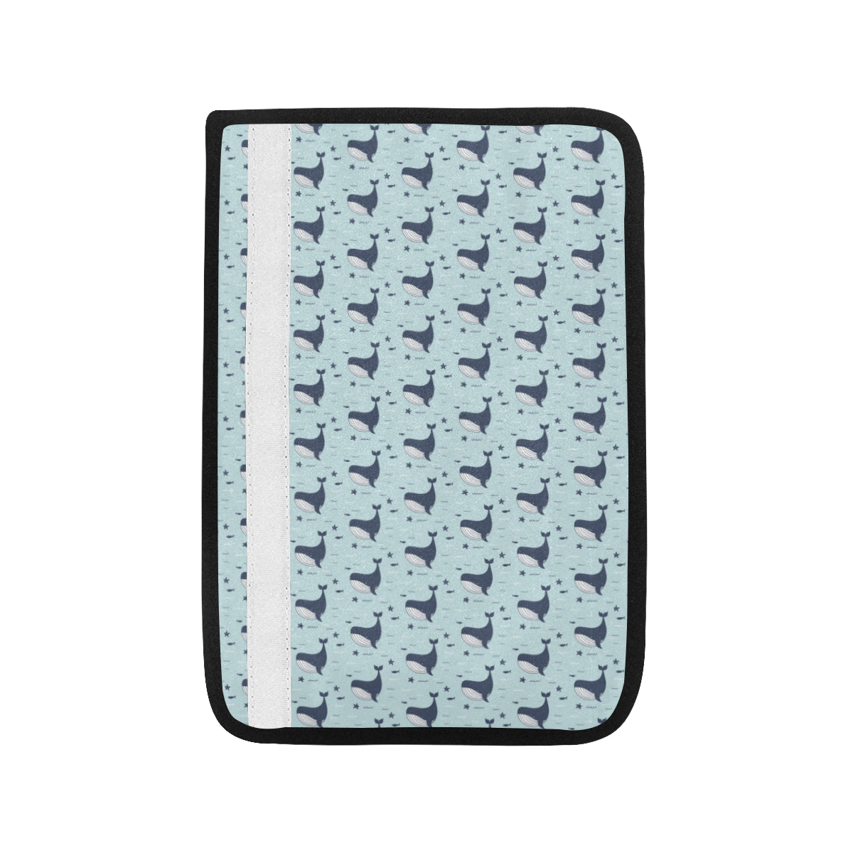 Whale Cute Design Themed Print Car Seat Belt Cover