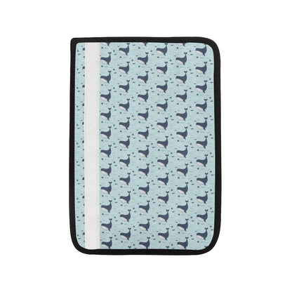 Whale Cute Design Themed Print Car Seat Belt Cover