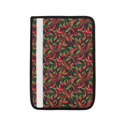 Chilli Pepper Pattern Print Design 02 Car Seat Belt Cover