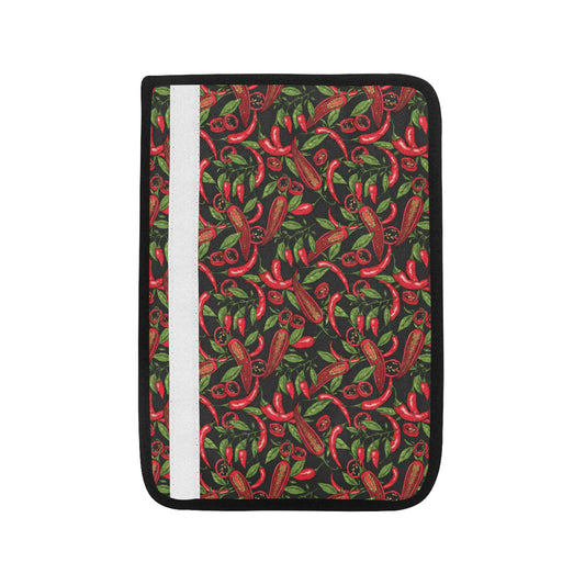 Chilli Pepper Pattern Print Design 02 Car Seat Belt Cover