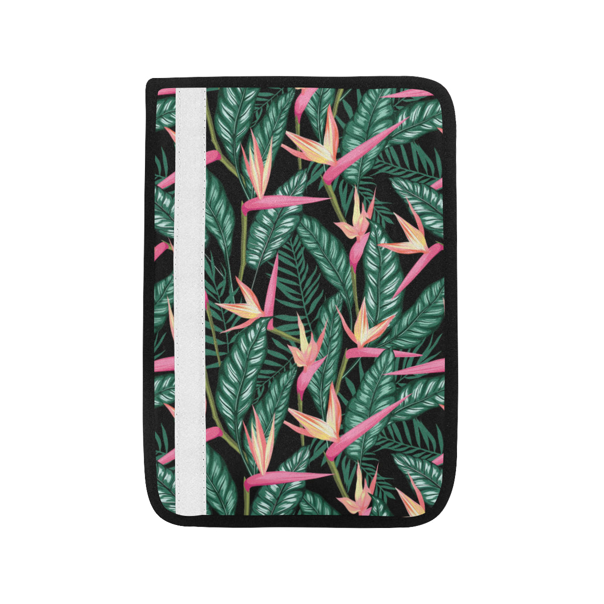 Bird Of Paradise Pattern Print Design BOP03 Car Seat Belt Cover