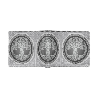 Celtic Tree of life Print Men's ID Card Wallet