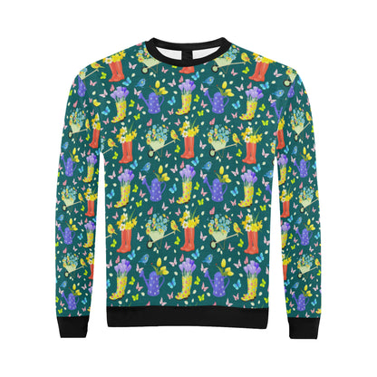Gardening Pattern Print Design G08 Men Long Sleeve Sweatshirt