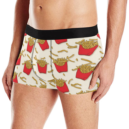 French Fried Pattern Print Design 01 Men's Boxer Briefs