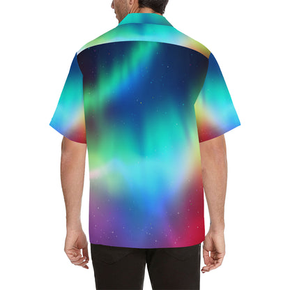 Aurora Borealis Pattern Print Design 02 Men's Hawaiian Shirt