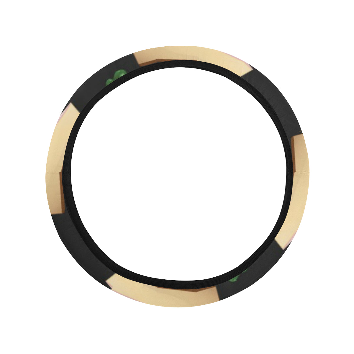 Cheesecake blueberry Pattern Print Design CK01 Steering Wheel Cover with Elastic Edge