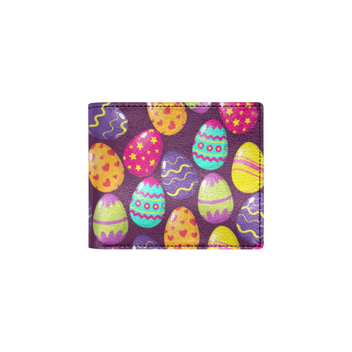 Easter Eggs Pattern Print Design RB04 Men's ID Card Wallet