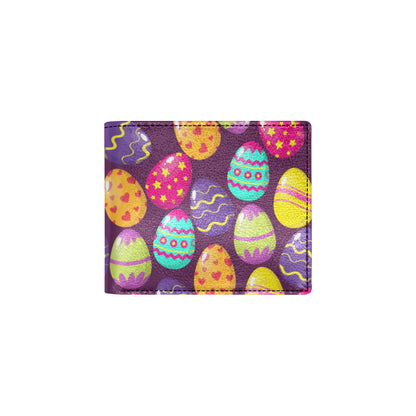Easter Eggs Pattern Print Design RB04 Men's ID Card Wallet