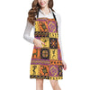 African Pattern Print Design 02 Apron with Pocket