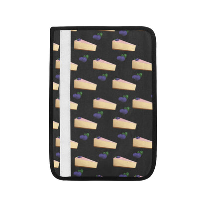 Cheesecake blueberry Pattern Print Design CK01 Car Seat Belt Cover