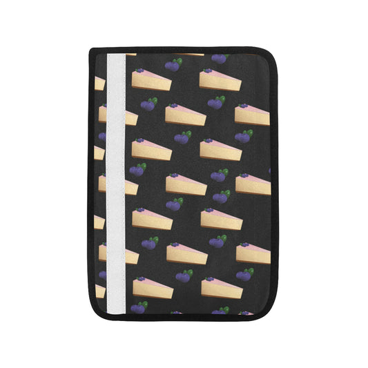 Cheesecake blueberry Pattern Print Design CK01 Car Seat Belt Cover