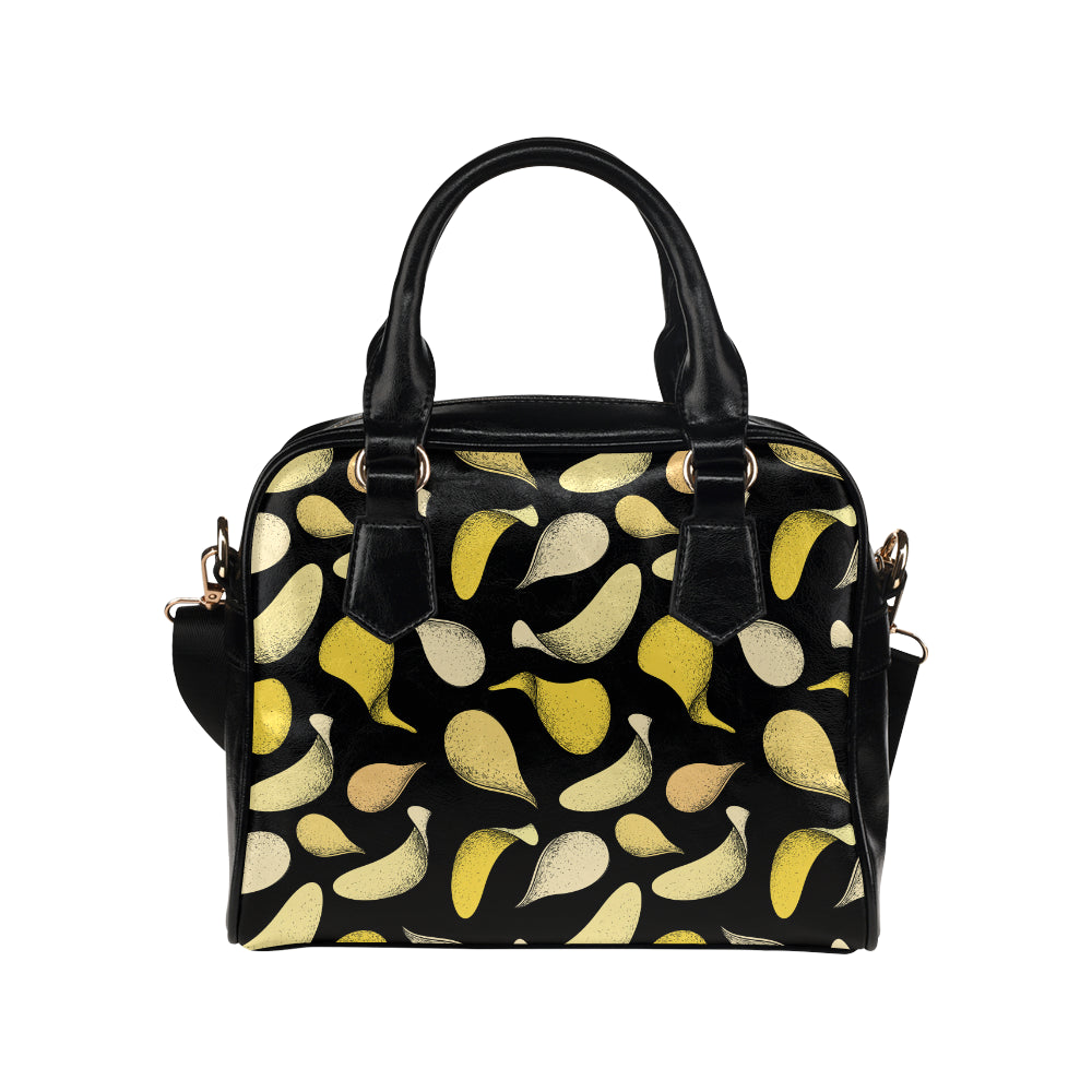 Potato Pattern Print Design A02 Shoulder Handbag