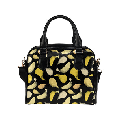 Potato Pattern Print Design A02 Shoulder Handbag