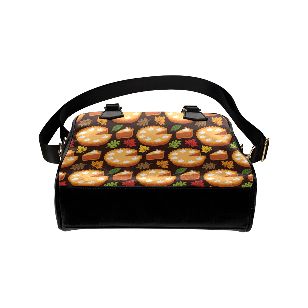 Pie Pattern Print Design A03 Shoulder Handbag