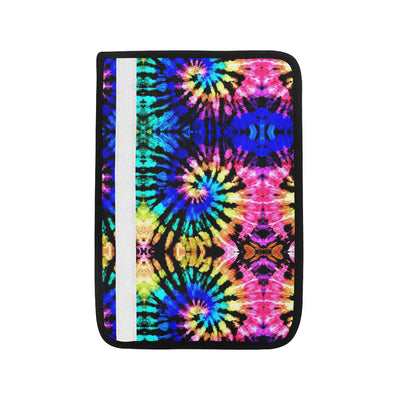 Tie Dye Rainbow Design Print Car Seat Belt Cover