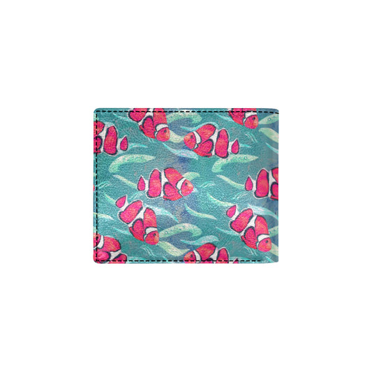 Clownfish Pattern Print Design 02 Men's ID Card Wallet