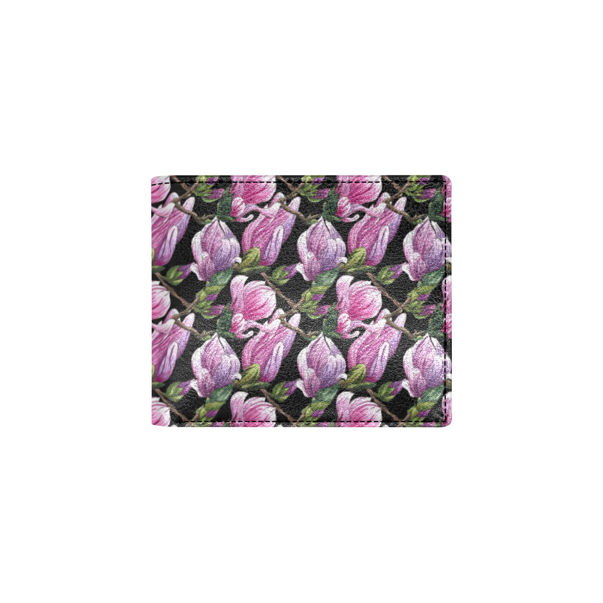 Magnolia Pattern Print Design MAG011 Men's ID Card Wallet