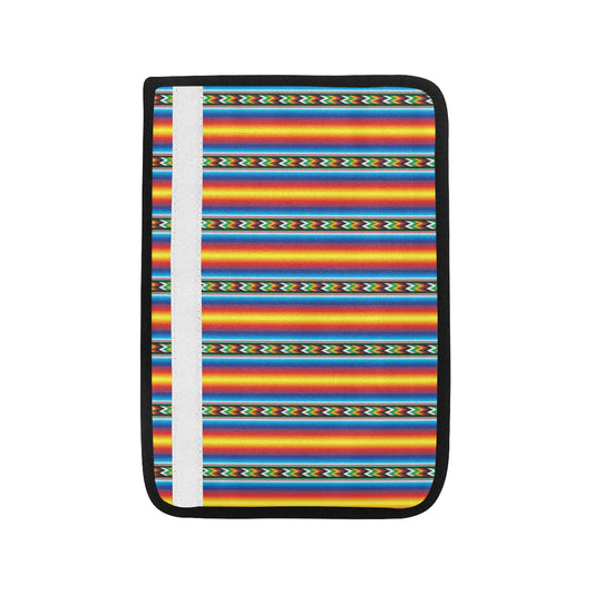 Mexican Blanket ZigZag Print Pattern Car Seat Belt Cover