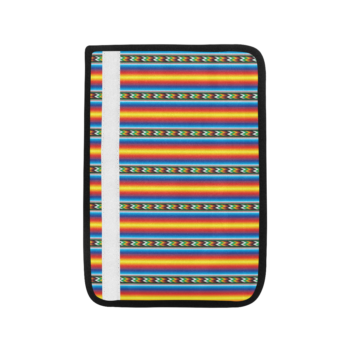 Mexican Blanket ZigZag Print Pattern Car Seat Belt Cover