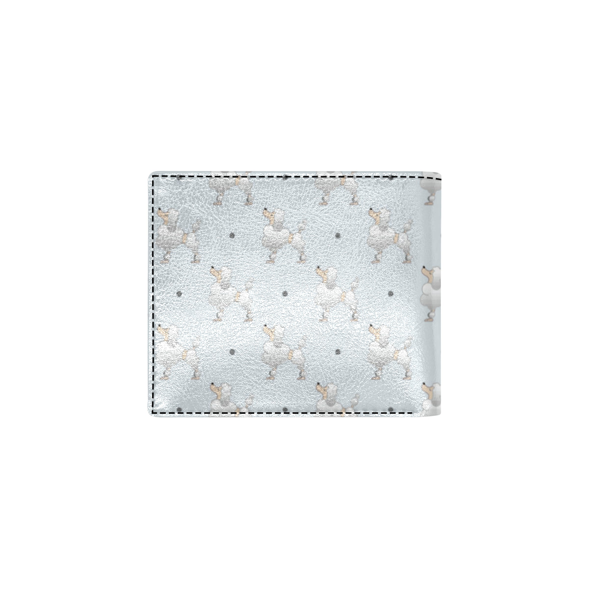 Poodle Pattern Print Design A05 Men's ID Card Wallet