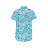 Medical Pattern Print Design 06 Men's Short Sleeve Button Up Shirt