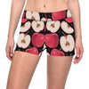 Apple Pattern Print Design AP02 Yoga Shorts