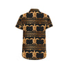 Tribal Sea turtle Polynesian Hawaiian Men's Short Sleeve Button Up Shirt