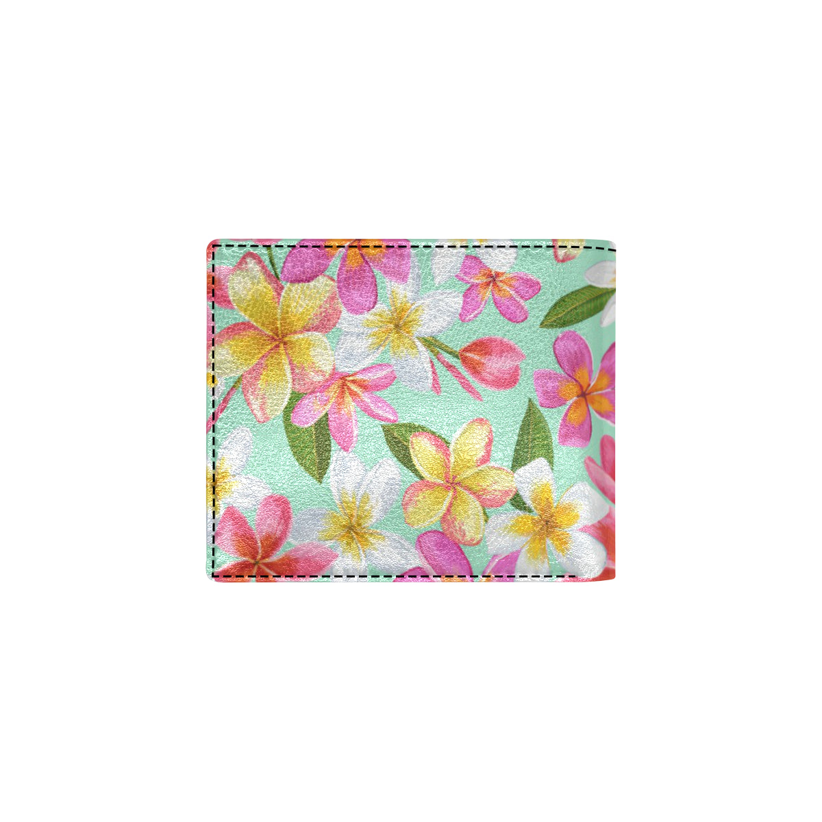 Plumeria Pattern Print Design PM014 Men's ID Card Wallet