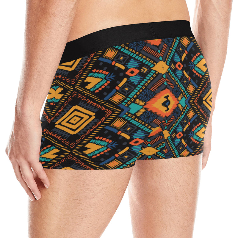 Kente Pattern Print Design 04 Men's Boxer Briefs