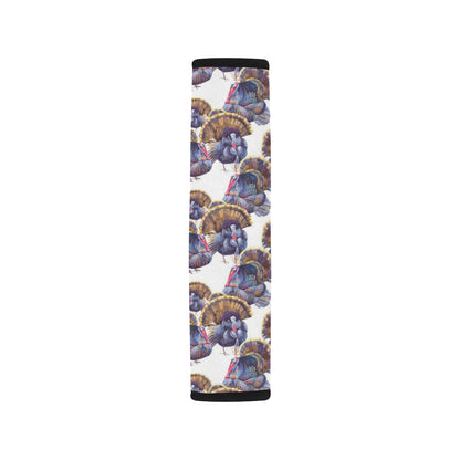Turkey Pattern Print Design 01 Car Seat Belt Cover