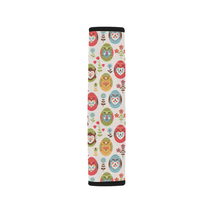 Easter Eggs Pattern Print Design RB011 Car Seat Belt Cover